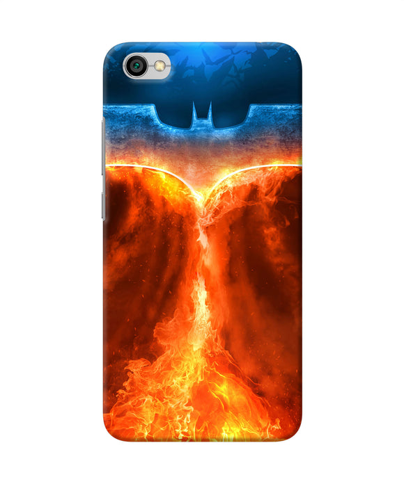 Burning Batman Logo Redmi Y1 Lite Back Cover