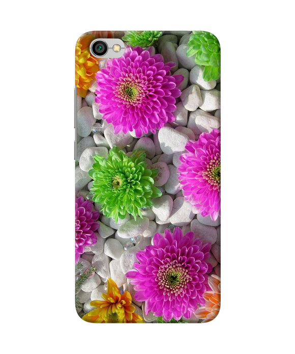 Natural Flower Stones Redmi Y1 Lite Back Cover