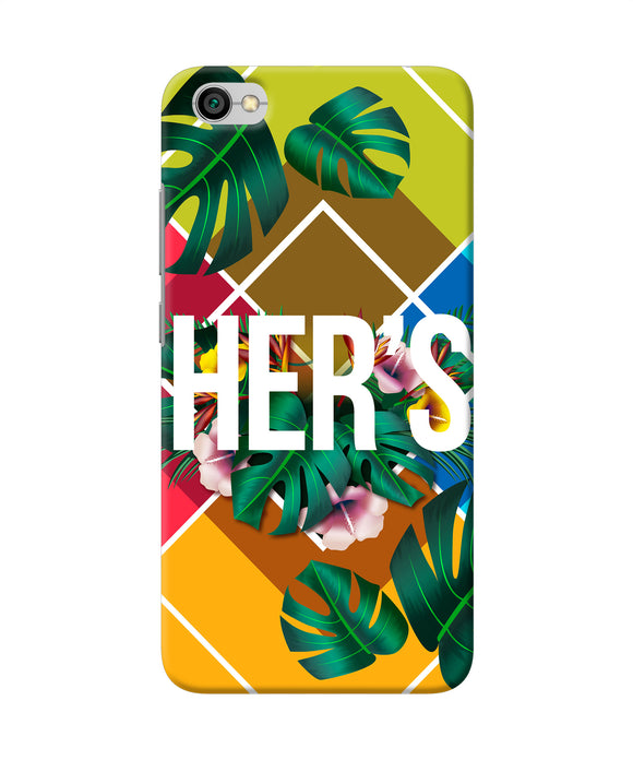 His Her Two Redmi Y1 Lite Back Cover