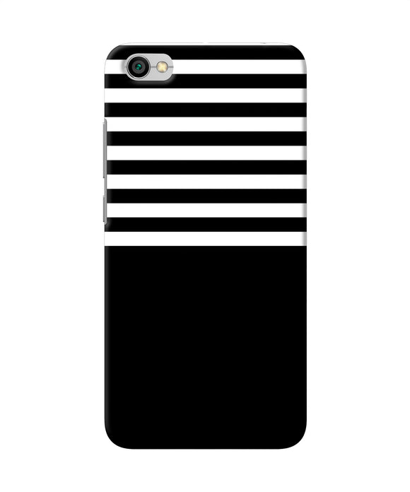Black And White Print Redmi Y1 Lite Back Cover