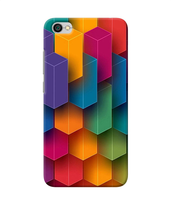 Abstract Rectangle Print Redmi Y1 Lite Back Cover