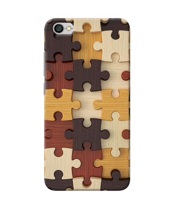 Wooden Puzzle Redmi Y1 Lite Back Cover