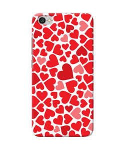 Red Heart Canvas Print Redmi Y1 Lite Back Cover