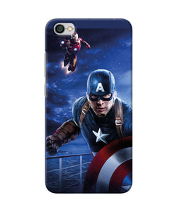 Captain With Ironman Redmi Y1 Lite Back Cover