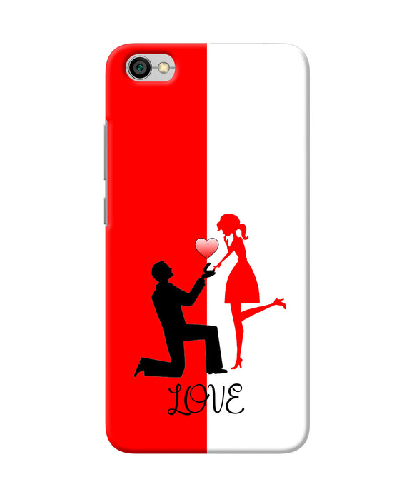 Love Propose Red And White Redmi Y1 Lite Back Cover