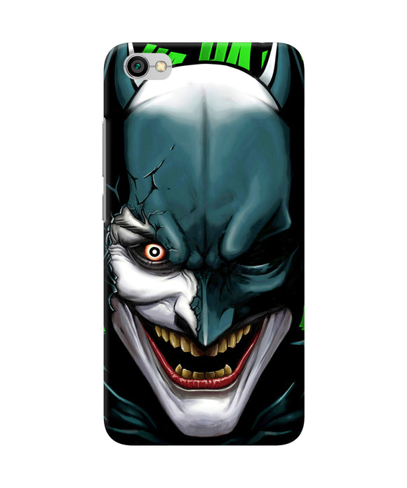 Batman Joker Smile Redmi Y1 Lite Back Cover