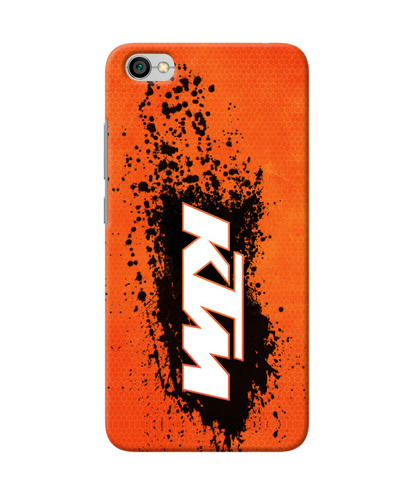 Ktm Black Spray Redmi Y1 Lite Back Cover