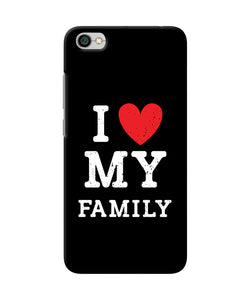 I Love My Family Redmi Y1 Lite Back Cover