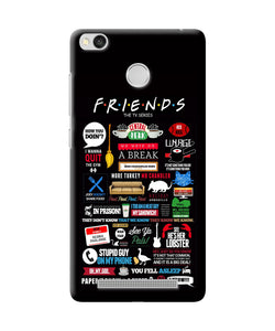 Friends Redmi 3s Prime Back Cover