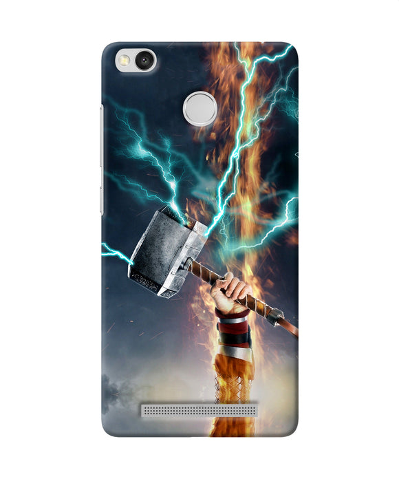 Thor Hammer Mjolnir Redmi 3s Prime Back Cover