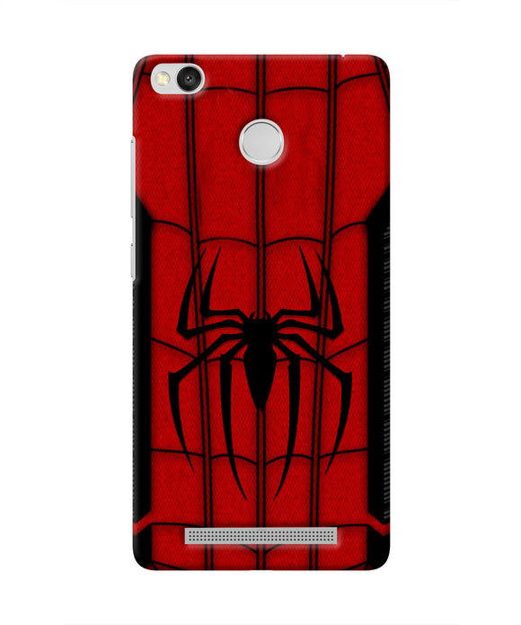 Spiderman Costume Redmi 3S Prime Real 4D Back Cover