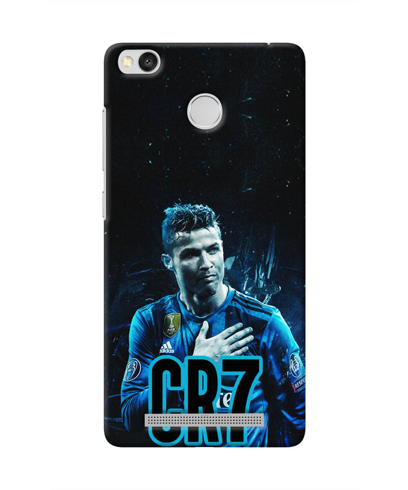Christiano Ronaldo Blue Redmi 3S Prime Real 4D Back Cover