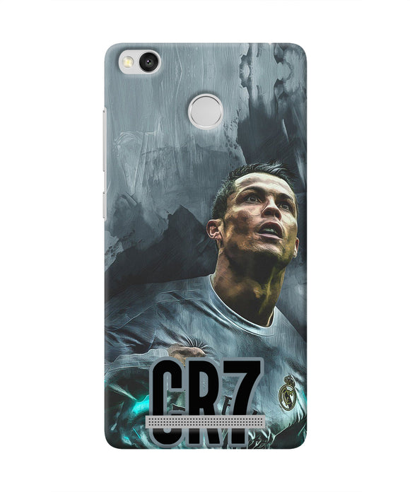 Christiano Ronaldo Grey Redmi 3S Prime Real 4D Back Cover