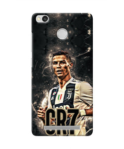 CR7 Dark Redmi 3S Prime Real 4D Back Cover