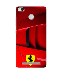 Ferrari Car Redmi 3S Prime Real 4D Back Cover