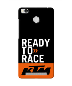 KTM Ready To Race Redmi 3S Prime Real 4D Back Cover