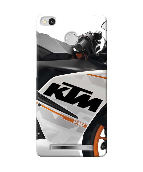 KTM Bike Redmi 3S Prime Real 4D Back Cover