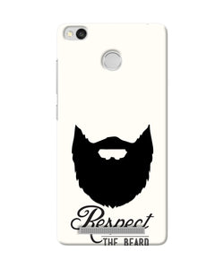 Respect the Beard Redmi 3S Prime Real 4D Back Cover