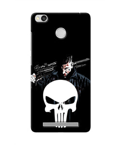 Punisher Character Redmi 3S Prime Real 4D Back Cover