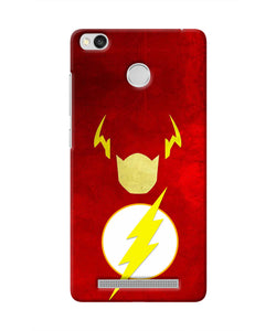 Flash Character Redmi 3S Prime Real 4D Back Cover