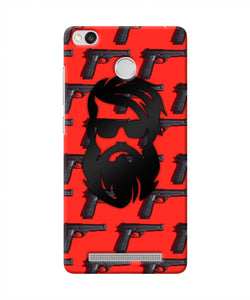 Rocky Bhai Beard Look Redmi 3S Prime Real 4D Back Cover