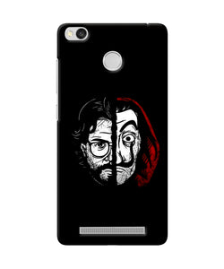 Money Heist Professor Mask Sketch Redmi 3S Prime Back Cover