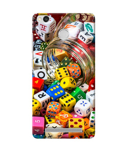 Colorful Dice Redmi 3S Prime Back Cover