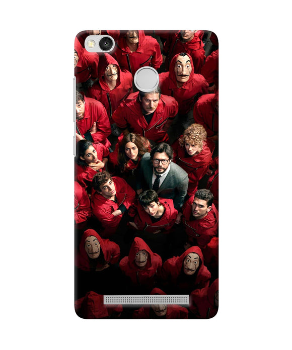 Money Heist Professor with Hostages Redmi 3S Prime Back Cover