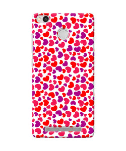 Heart Print Redmi 3s Prime Back Cover