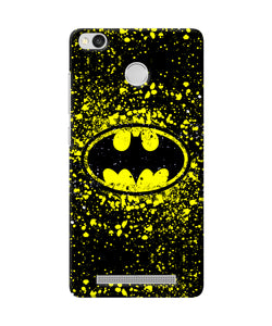 Batman Last Knight Print Yellow Redmi 3s Prime Back Cover