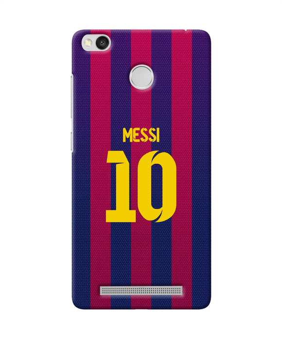 Messi 10 Tshirt Redmi 3s Prime Back Cover