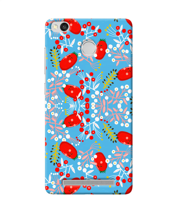 Small Red Animation Pattern Redmi 3s Prime Back Cover