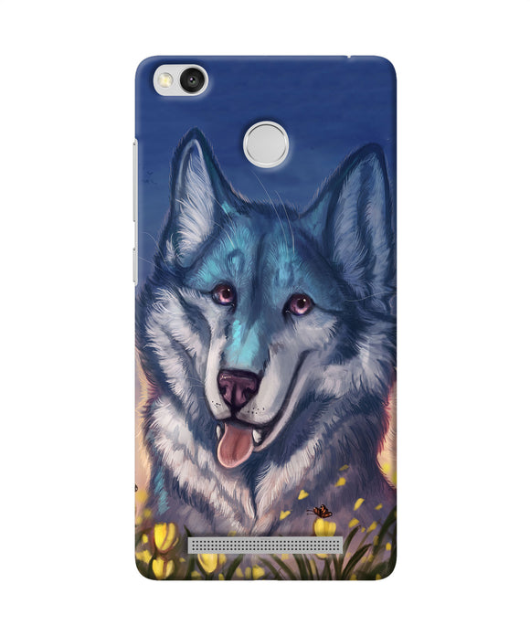 Cute Wolf Redmi 3s Prime Back Cover