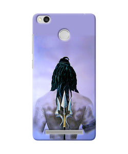 Lord Shiva Back Redmi 3s Prime Back Cover