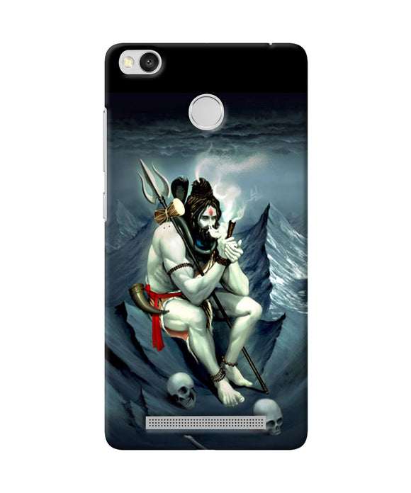 Lord Shiva Chillum Redmi 3s Prime Back Cover
