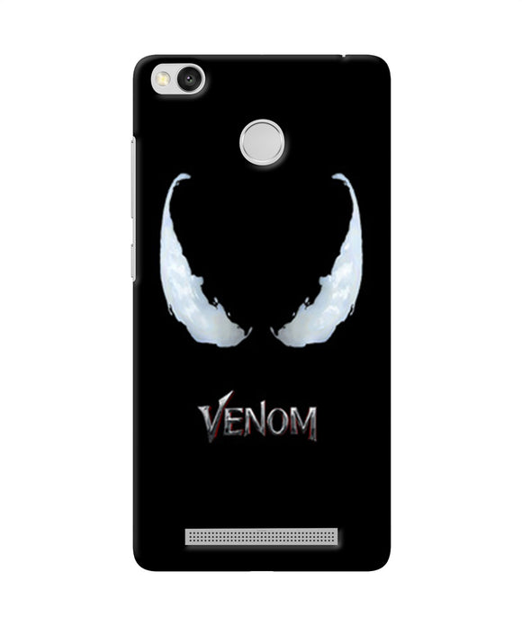 Venom Poster Redmi 3s Prime Back Cover