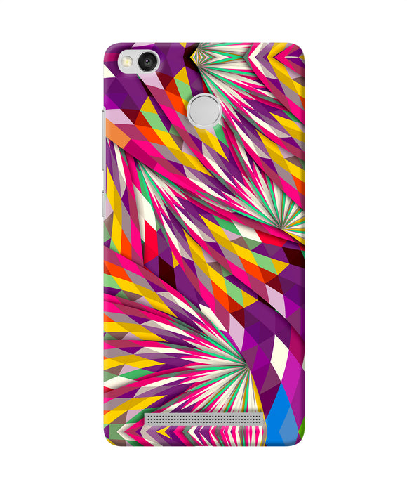 Abstract Colorful Print Redmi 3s Prime Back Cover