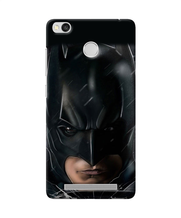 Batman Black Mask Redmi 3s Prime Back Cover