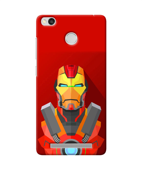 Ironman Print Redmi 3s Prime Back Cover