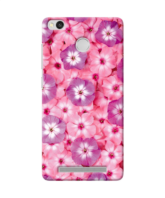 Natural Pink Flower Redmi 3s Prime Back Cover