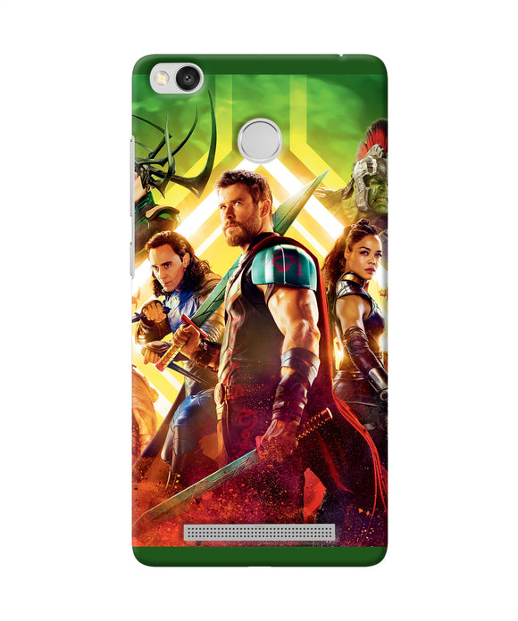 Avengers Thor Poster Redmi 3s Prime Back Cover