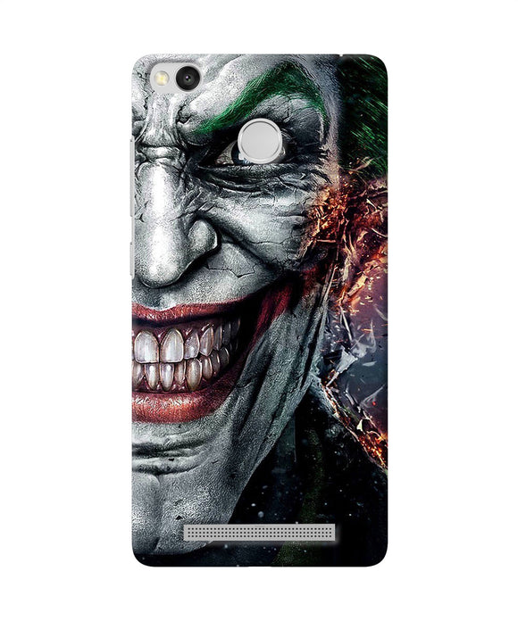 Joker Half Face Redmi 3s Prime Back Cover