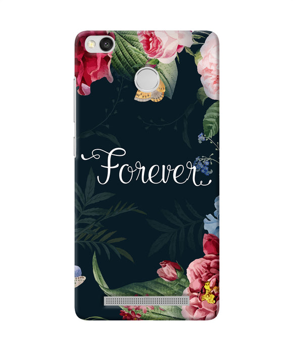 Forever Flower Redmi 3s Prime Back Cover