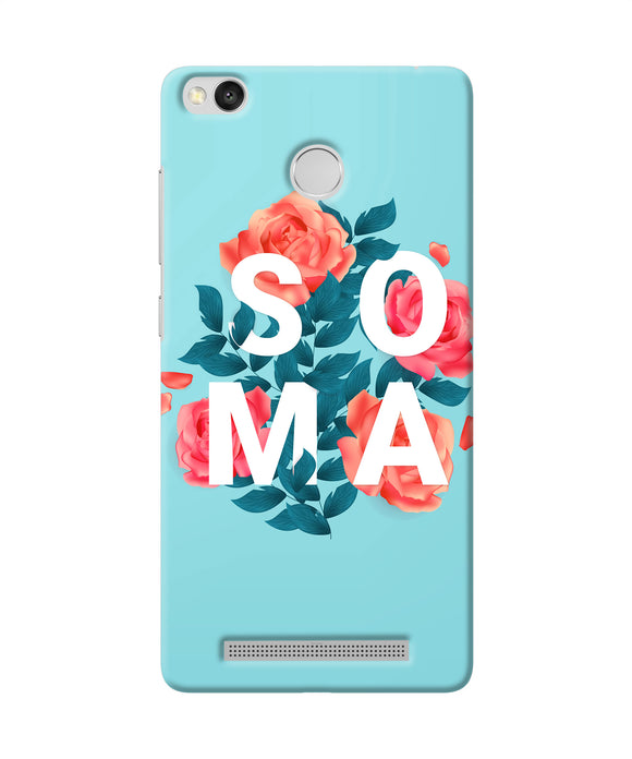 Soul Mate One Redmi 3s Prime Back Cover