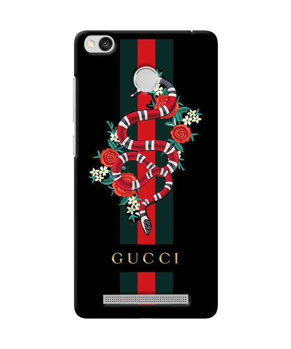 Gucci Poster Redmi 3s Prime Back Cover