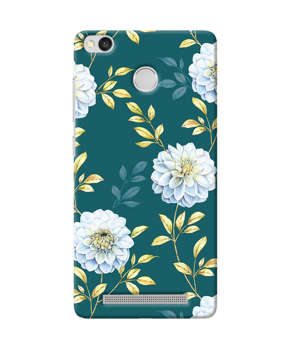 Flower Canvas Redmi 3s Prime Back Cover