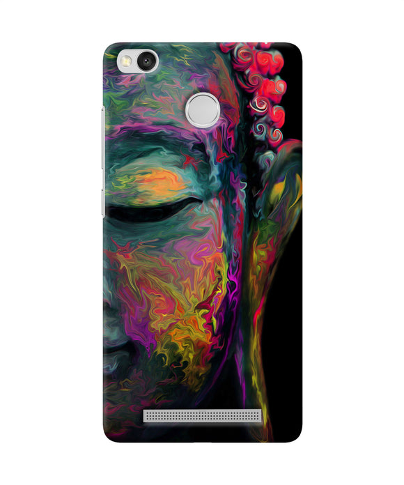 Buddha Face Painting Redmi 3s Prime Back Cover