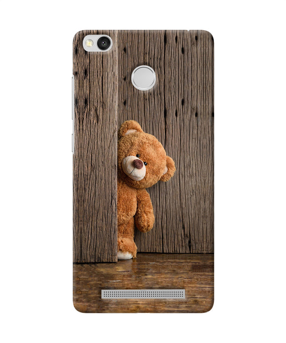 Teddy Wooden Redmi 3s Prime Back Cover