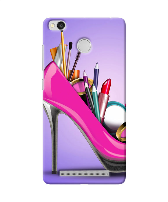 Makeup Heel Shoe Redmi 3s Prime Back Cover