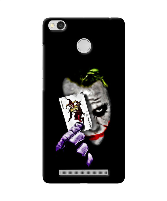 Joker Card Redmi 3s Prime Back Cover